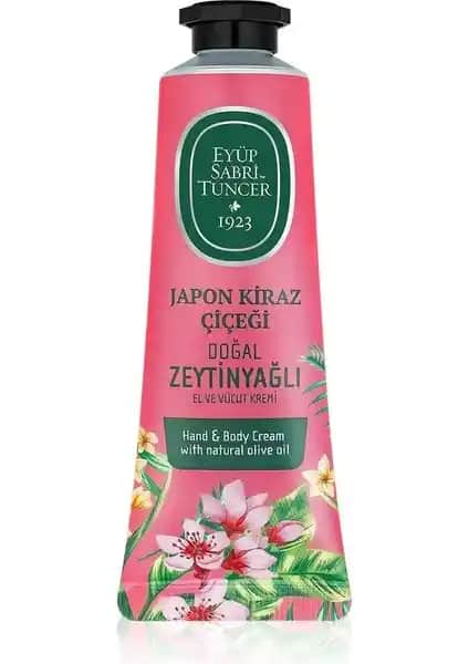 Eyüp Sabri Tuncer Japon Kiraz Çiçeği Doğal Zeytinyağlı El ve Vücut Kremi Özellikleri ve Kullanımı
