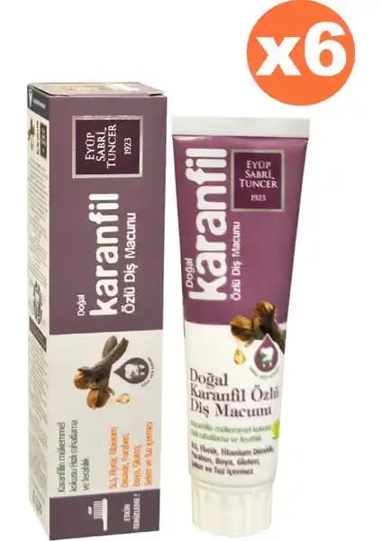 Eyüp Sabri Tuncer Karanfil Özlü Diş Macunu: Doğal İçerik ve Güçlü Temizlik Özellikleri