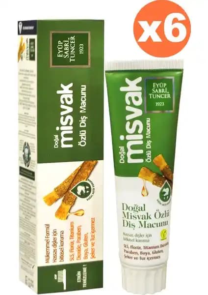 Eyüp Sabri Tuncer Misvak Özlü Diş Macunu: Doğal ve Güçlü Temizlik İçin Tercih Edilebilir
