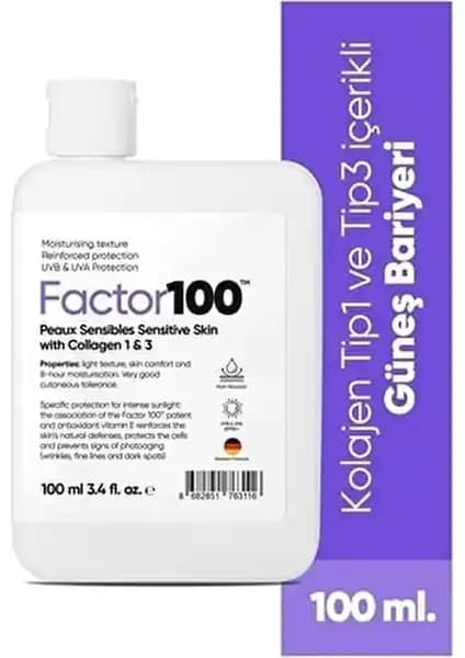Factor 100 Güneş Kremi: Yüksek SPF ile Güçlü ve Hafif Güneş Koruma Çözümü