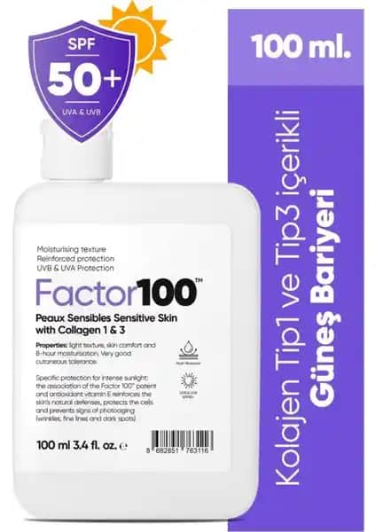 Factor100 Ultra Nemlendirici ve Leke Karşıtı SPF50+ Güneş Kremi Ürün Tanıtımı ve Faydaları