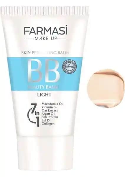 Farmasi BB Krem Light Açık Ton 50 ml - Doğal ve Pürüzsüz Cilt İçin Günlük Kullanım