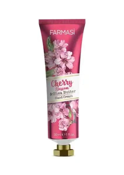 Farmasi Cherry Blossom Shea Butter El Kremi: Doğal İçeriklerle Nemlendirme ve Ferahlık Sağlar