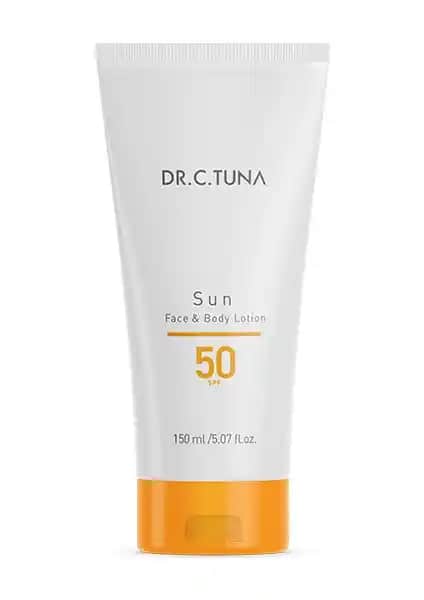 Farmasi Dr.c.tuna Güneş Koruyucu Losyonu SPF 50+ Yüksek Koruma ve Nemlendirme Özelliğiyle