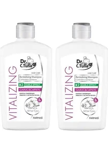 Farmasi Dr. C. Tuna Sarımsaklı Şampuanı Saç Dökülmesine Karşı Güçlendirici ve Doğal Bakım