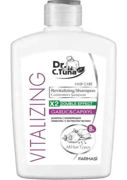 Farmasi Dr. C. Tuna Vitalizing Sarımsaklı Şampuan ile Saçlarınızı Güçlendirin ve Dökülmeye Karşı Koruyun