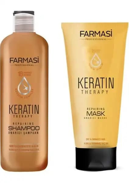 Farmasi Keratin Therapy Onarıcı Seti: Doğal İçeriklerle Saçlarınızı Güçlendirin
