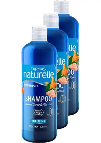 Farmasi Naturelle Sea Therapy Yosun ve Aloe Vera Şampuanı Doğal Saç Bakımı Ürünü