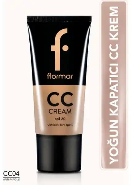 Flormar Belirgin İzlere Özel Yoğun Kapatıcı ve Renk Dengeleyici CC Krem Ürün Özellikleri
