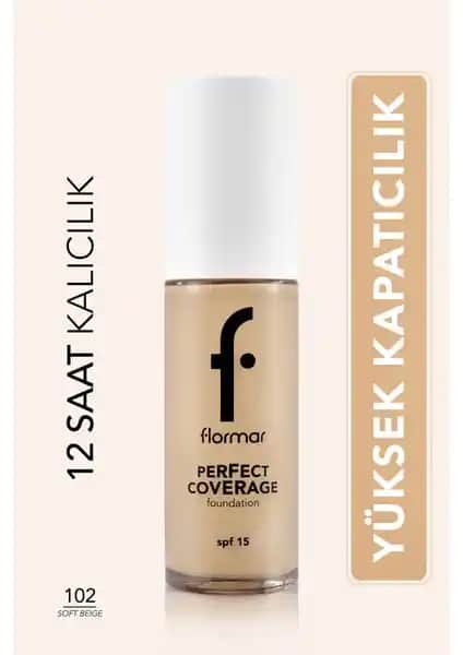 Flormar Perfect Coverage Su Bazlı Fondöten: Yüksek Kapatıcılık ve Doğal Görünüm için Ideal Seçenek