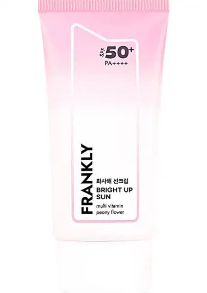 Frankly Bright Up Güneş Kremi SPF50+ PA++++ ile Cilt Tonu Eşitleme ve Koruma