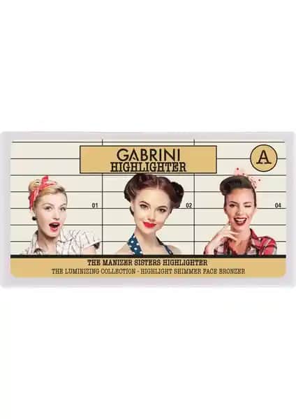 Gabrini 3'lü Pudra Highlighter Paleti: Doğal Işıltı ve Kalıcı Parlaklık Sunar