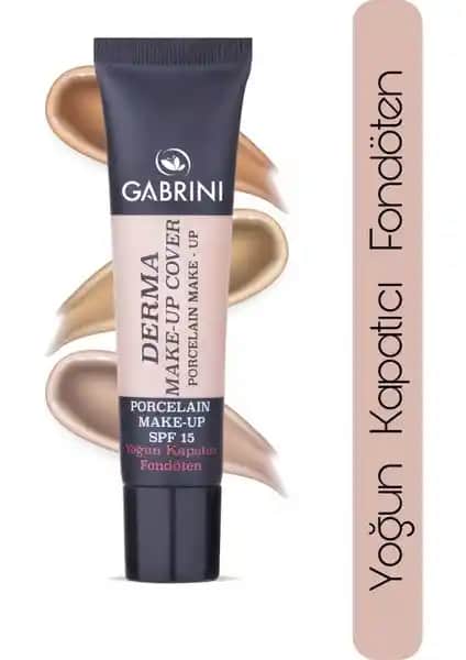 Gabrini Derma Make Up Cover Foundation 102: Doğal ve Kalıcı Makyaj İçin Uygun Seçenek