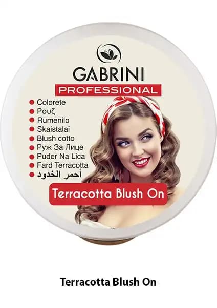 Gabrini Terracotta Blush-On 34: Doğal ve Parlak Görünüm İçin Uzun Süre Dayanıklı Allık