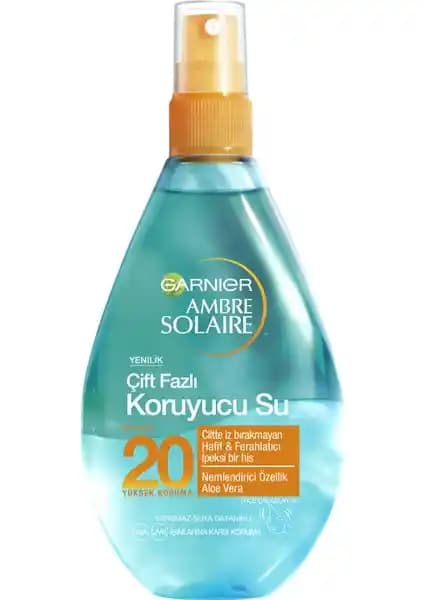 Garnier Ambre Solaire Çift Fazlı Güneş Koruyucu Su 150 ml - Yüksek Koruma ve Hafiflik