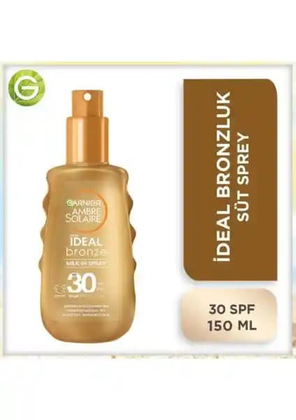Garnier Ambre Solaire SPF30 Güneş Koruyucu Sprey ile Sağlıklı Bronzluk ve Koruma