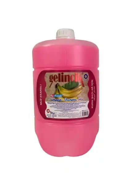 Gelincik Şampuan Muz Özlü 5 lt ile Saç Bakımında Etkili ve Ekonomik Çözüm
