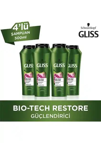 Gliss Bio-Tech Şampuan Serisi Saç Güçlendirme ve Onarım İçin Yenilikçi Çözüm