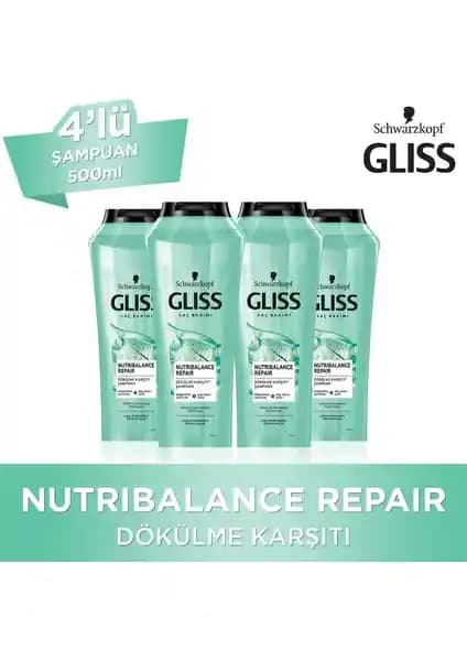 Gliss Nutribalance Şampuan ile Saç Sağlığını Güçlendiren ve Dökülmeyi Azaltan Bakım Ürünü