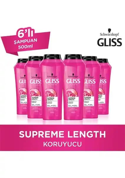 Gliss Supreme Length Şampuan ile Uzun, Sağlıklı ve Parlak Saçlara Kavuşun