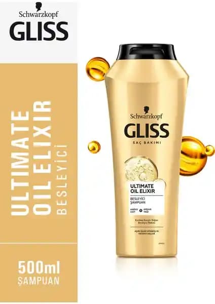 Gliss Ultimate Repair Şampuanı Yıpranmış ve Kuru Saçlar İçin Güçlendirici Çözüm