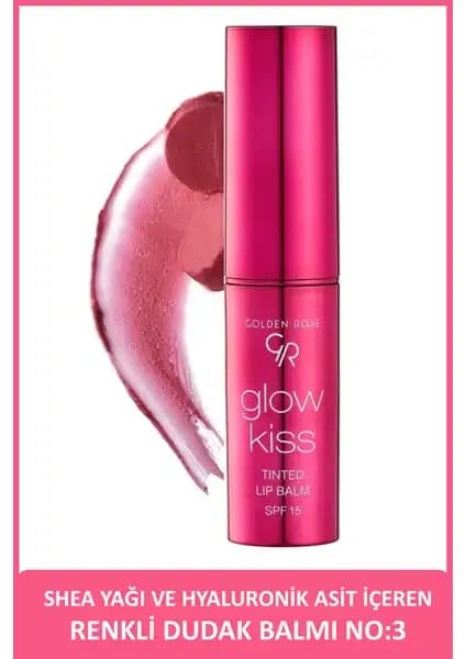 Golden Rose Glow Kiss Renkli Dudak Nemlendirici SPF 15 - Nem ve Renk Katan Ürün