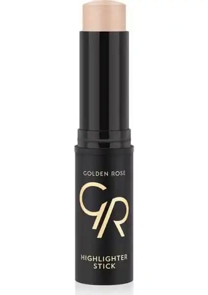 Golden Rose Highlighter Stick No 01 Bright Gold ile Doğal ve Parlak Makyajın Anahtarı