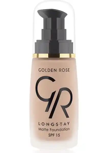 Golden Rose Longstay Matte Fondöten N0:07: Uzun Süre Kalıcı ve Doğal Görünüm Sağlayan Makyaj Ürünü