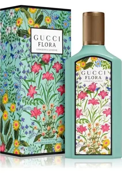 Gucci Flora Gorgeous Jasmine EDP 100 ml Kadın Parfümü Zarif ve Ferahlatıcı Koku