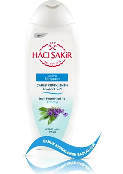 Hacı Şakir Adaçayı Şampuanı Kepek Problemi İçin Doğal ve Etkili Çözüm