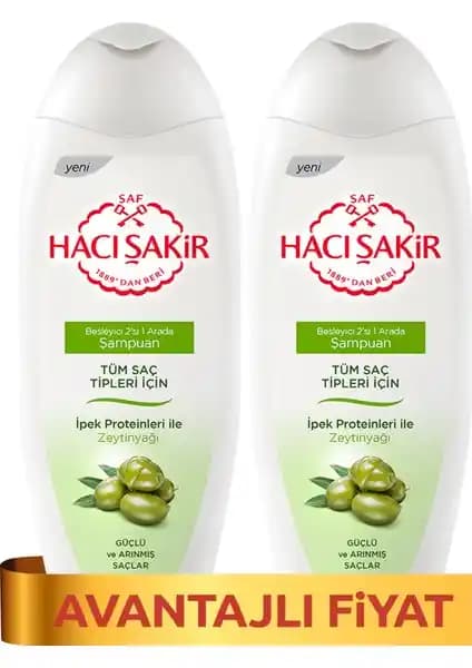 Hacı Şakir Kremli Zeytinyağlı Şampuan ile Doğal Saç Bakımı ve Parlaklık Sağlama