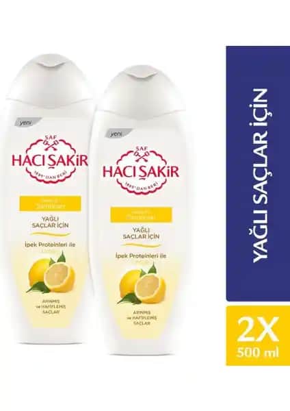 Hacı Şakir Limon Besleyici Şampuan Yağlı Saçlar İçin Doğal ve Etkili Bakım Çözümü