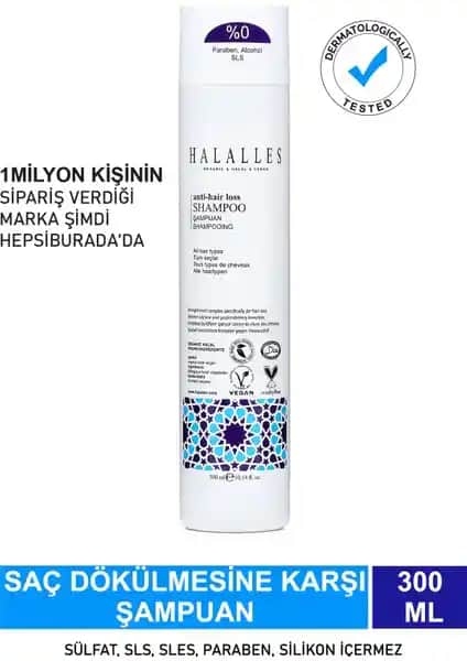 Halalles Saç Dökülmesine Karşı Şampuan: Doğal ve Etkili Saç Bakım Çözümü