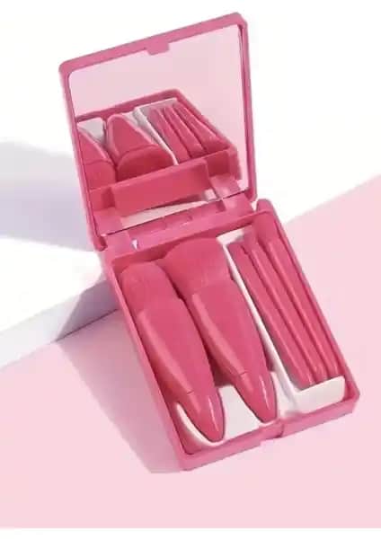 Halvey Profesyonel Taşınabilir Aynalı Makyaj Fırça Seti Şık ve Kullanışlı Tasarımıyla Öne Çıkıyor