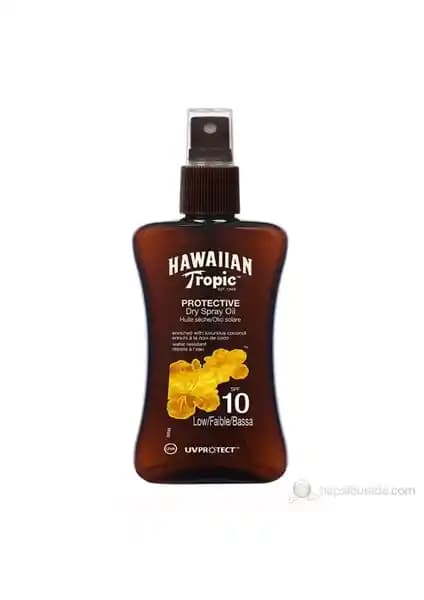 Hawaiian Tropic Yağ Spray SPF10 ile Kolay Güneş Koruma ve Sağlıklı Bronzlaşma
