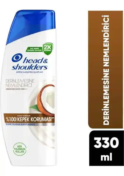 Head&Shoulders Derin Nemlendirici Kepek Şampuanı Saç ve Saç Derisi Sağlığı İçin Uygun