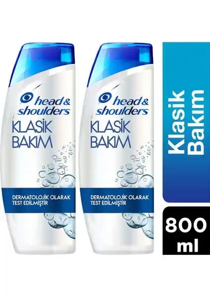 Head&Shoulders Klasik Bakım Şampuanı Saç Temizliği ve Kepek Kontrolü İçin Uygun