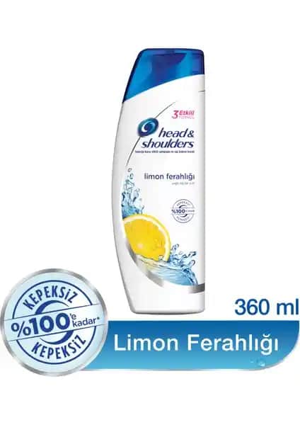 Head&Shoulders Limon Ferahlığı Şampuanı: Kepek ve Yağ Kontrolü Sağlayan Doğal Formül