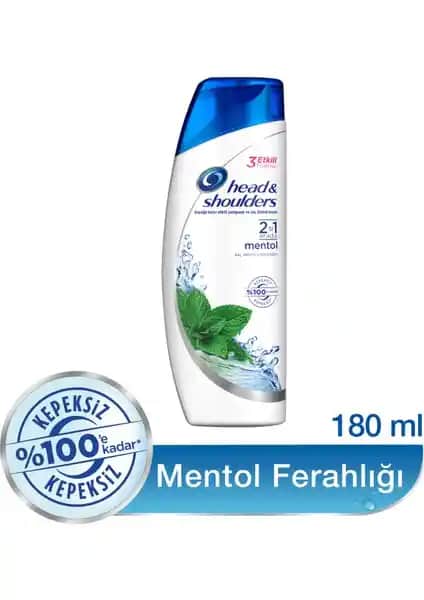 Head&Shoulders Mentol Ferahlığı Şampuanı Kepeğe Karşı Etkili ve Günlük Kullanım İçin Uygun