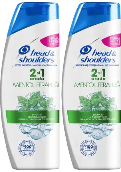 Head&Shoulders Mentol Ferahlığı Şampuanı Kepek Kontrolü ve Serinlik Sunar