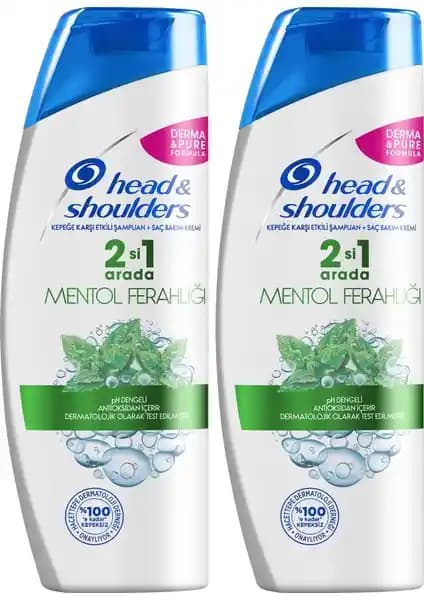 Head&Shoulders Mentol Ferahlığı Şampuanı Kepek Kontrolü ve Serinlik Sunar