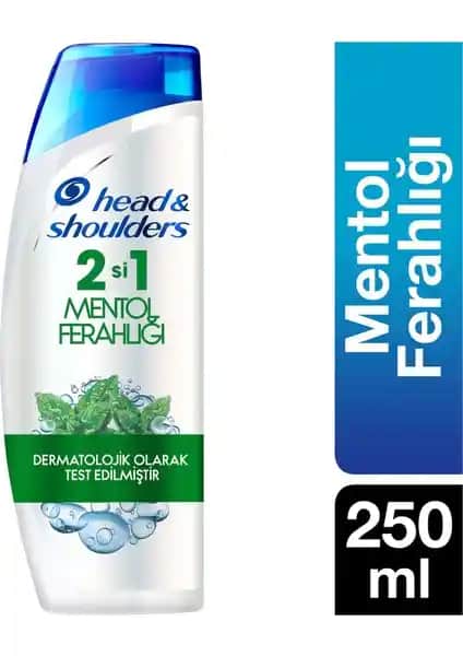 Head&Shoulders Mentollü 2'si 1 Arada Şampuan Saç Temizliği ve Ferahlık Sağlar