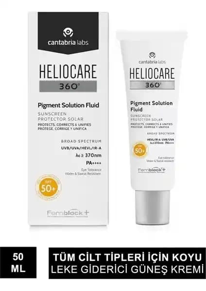 Heliocare 360 Pigment Solution Fluid SPF50+ ile Cilt Koruma ve Gelişmiş Bakım Rehberi