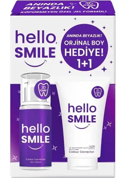 Hello Smile Anında Diş Jeli Paketi: Pratik ve Güçlendirici Ağız Bakım Çözümü