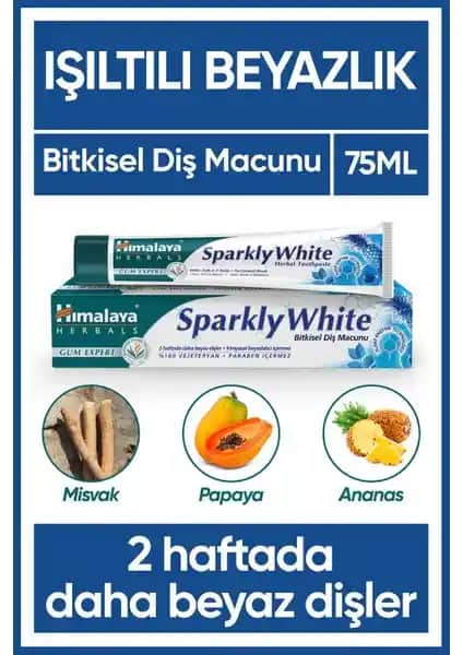 Himalaya Bitkisel Diş Macunu 75 ml doğal içeriklerle sağlıklı ağız ve diş bakımı sağlar