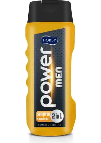 Hobby 2in1 Şampuan Duş Jeli Power Erkekler İçin Pratik ve Etkili Temizlik Çözümü