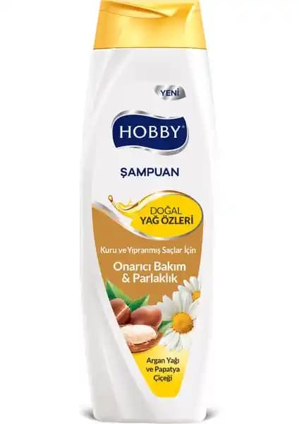 Hobby Şampuan Argan Papatya: Kuru ve Yıpranmış Saçlar için Doğal Bakım Ürünü