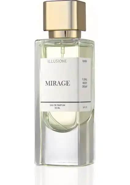 ILLUSIONE Mirage EDP Kadın Parfümü Odunsu Çiçeksi ve Sıcak Notalarla Şıklık Yaratır