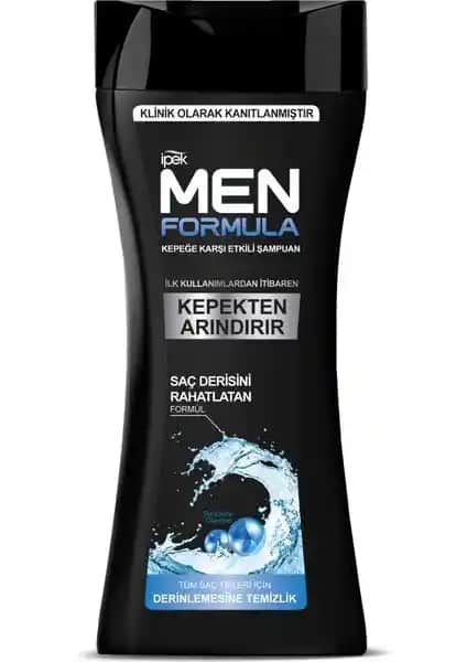 İpek Ipek Men Formula Kepeğe Karşı Etkili Şampuan Erkekler İçin Saç Sağlığı ve Kepek Kontrolü