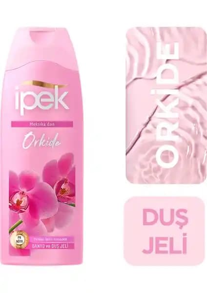 İpek İpek Orkide Duş Jeli 400ML Doğal İçeriklerle Ferahlatıcı Temizlik ve Nemlendirme
